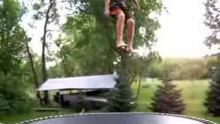 Double Backflip on trampoline