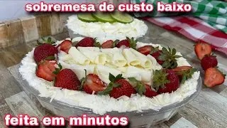 SEM LEITE CONDENSADO, SEM CREME DE LEITE, SEM CHANTILLY. DE CUSTO BAIX&Iacute;SSIMO. 