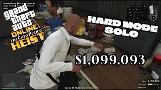 GTA Online Cayo Perico Heist - Solo Stealth $1,099,093 NO COMMENTARY Gameplay