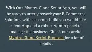Myntra Clone Script - Scriptstore