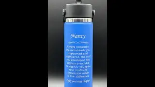 Hydro flask engraving!