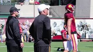 Visuals from USC's final 2019 spring practice