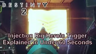 Destiny 2 Injection Rig Heroic Trigger Explained In Under 60 Seconds!  Thranxes TacGuide