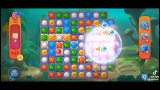 fishdom 🏆 challenging level 613😱 new update, less moves💯 with sea song