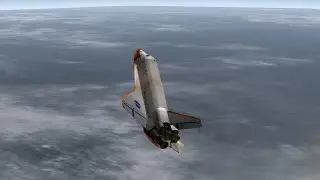 FlightGear | Space Shuttle Launch and TAL Abort to Banjul Int Airport
