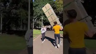 Box falling prank/#Shorts