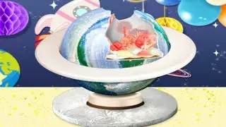 how to make planet cake| how to make a earth cake