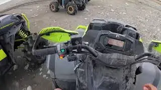 Quadding / Mudding Compilation! Can-Am Outlander 650 XMR!!