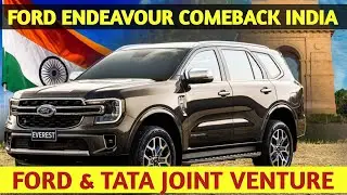Ford Endeavour & Ranger pickup in India. Ford & Tata joint venture.