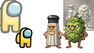Mini Crewmate vs Italian Brainrot Characters | Among Us part 43 #italianbrainrot #brainrot