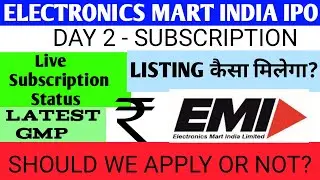 Electronics Mart India IPO | Electronics Mart India IPO GMP |Electronic Mart IPO Subscription Status