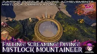 GW2 Mistlock Mountaineer, Falling! Screaming! Diving! (Jumping Puzzle + Diving achievements)