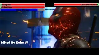 Deadpool & Wolverine (2024) Saving the Timeline Scene with healthbars 3/3
