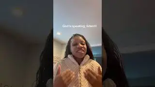 God is speaking, listen!!!