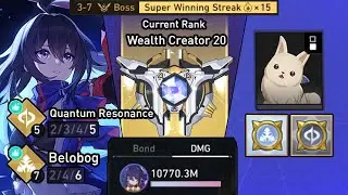 Seele With Perfect Peppy Destroys Everything! Seele With Belobog & Quantum Resonance | Currency Wars