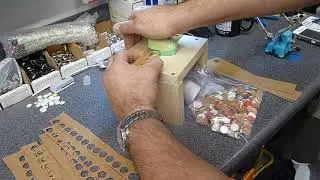 Making overshot cards for the evil 12-gauge AA HS hulls.