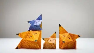 Easy Origami Fox from Paper - How to make a Beautiful Origami Fox - FolDIY Origami