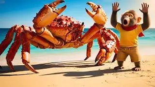 Cute Monkey Names Sea Animals &ndash; Fun Learning Video for Kids