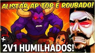 ALISTAR AP TOP HUMILHANDO AATROX + NIDALEE! O TOURO FICOU BRABO