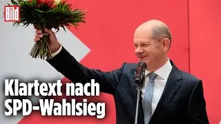 Nach SPD-Wahlsieg: Scholz will die Ampel | Bundestagswahl 2021
