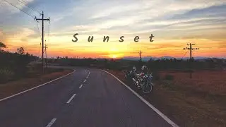 Beautiful sunset on the road | 4k travel vlog Odisha India | Koraput bike trip | EP 15