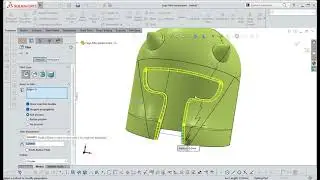 Solidworks -  use the boundary tool to make scrumptious curvy solids