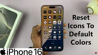 How To Reset App Icon Colors Back To Default On iPhone 16 / 16 Pro
