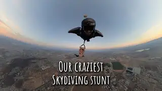 Flying Together | Epic Hot Air Balloon Skydive + Wingsuit Stunt
