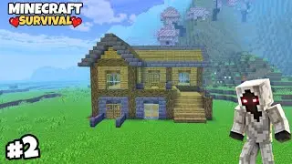 My new house in minecraft survival series |Minecraft PE | #2 #minecraft 