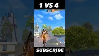 BIZON GUN 1 VS 4 CS RANKED MATCH 🌍| 3 Finger Custom Hud Setting | @4Flag Gamer @Zerox ff