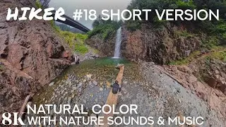 Franklin Falls Virtual Hike 8K | Relaxing Nature Walk to Scenic Waterfall with Calm Music - Ep 18