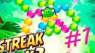 Angry Birds POP Bubble Shooter #1.Играем в Angry Birds POP.