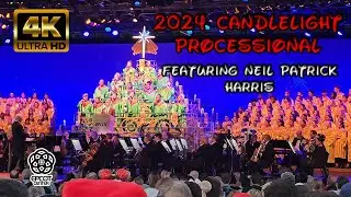 Neil Patrick Harris Narrating Epcot's Candlelight Processional in 4K - 12/18/24  Walt Disney World