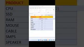How to give 5 star rating in Excel | #excel #shorts #ytshorts