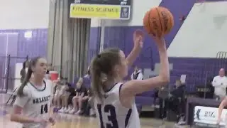 Section V alums power Nazareth women's basketball to playoff win
