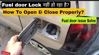 Car fuel door not working properly \ car fuel door not opening \car fuel lid not closing #fueldoor