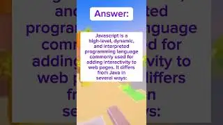 JavaScript Interview Questions and Answers  | Programming Tips #coding #programming #short