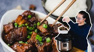 Chinese Wuxi Pork Ribs! 20 min INSTANT POT Sweet and Savory Chinese Recipe