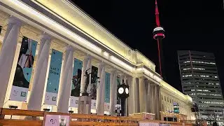 LIVE Toronto Night Walk • Omni King Edward Hotel Lobby • Financial District • CityPlace (12/29/22)
