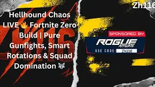 Hellhound Chaos LIVE 🔥 Fortnite Zero Build | Pure Gunfights, Smart Rotations & More #viral #vtuber