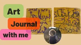 How to Create Art Journal Pages with Cryptic Mark-Making and Hidden Messages