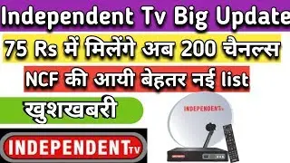 independent tv plans 2019 - independent tv new FTA channel just 70 rs | independent tv new ncf packs