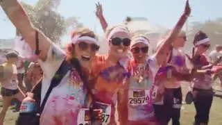Colour Run Sydney - Running While Filming