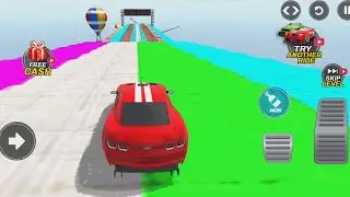 Muscle Car Stunt Mega Ramps 3D - GT Crazy Impossible Car Race Simulator - Android GamePlay 2023