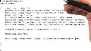 Imputation Exercise - Intro to Data Science