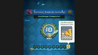 10-0 WinLoss Birthday Ramp Up Challenge | Clash With Andoy
