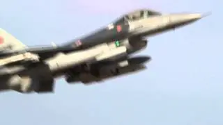 TuAF F-16 takes off from Konya, Turkey