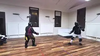 Rapier sparring!