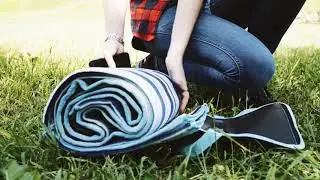 DWS Picnic Blanket with pocket - Waterproof Camping Mat for Outdoor Beach