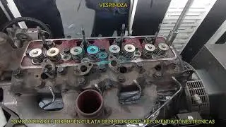 TORQUE DE CULATA MOTOR DIESEL RECOMENDACIÓNES TECNICAS